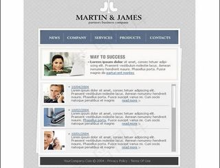 欧美人物网站模板图片