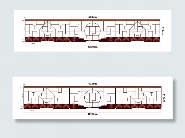 博古架 中国风 中式元素 古...