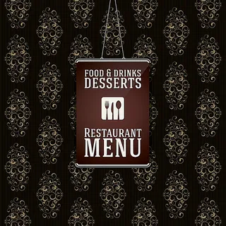 餐饮底纹背景设计