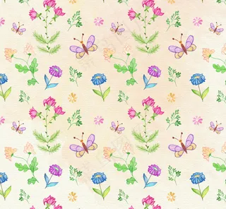 花草花朵小草底纹素材背景