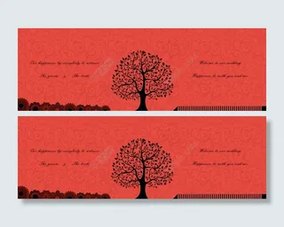 红黑色婚礼主背景