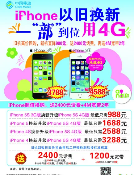 iPhone以旧换新海报psd模版下载
