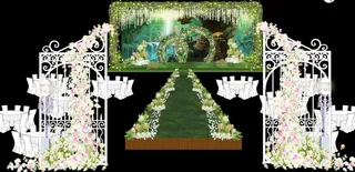 森系婚礼仪式区