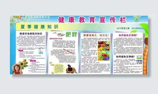 健康知识展板图片