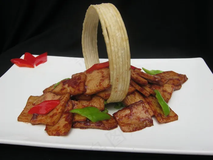 鹅肝酱炒杏鲍菇图片