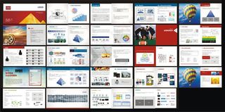 传播公司画册设计矢量素材