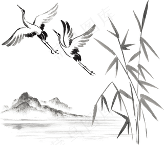 中国风海报素材