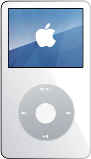 黑色和白色的我POD向量