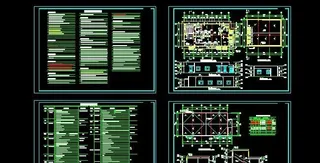 某小区别墅建筑给排水设计图