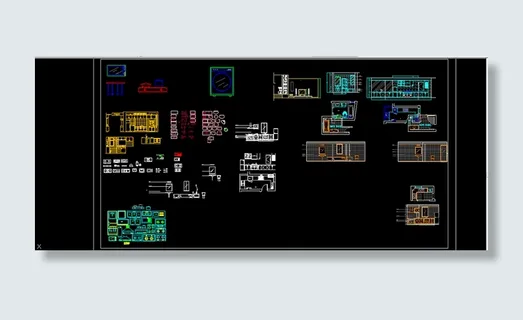 厨房类CAD图块图片