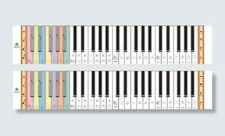 钢琴键盘图片