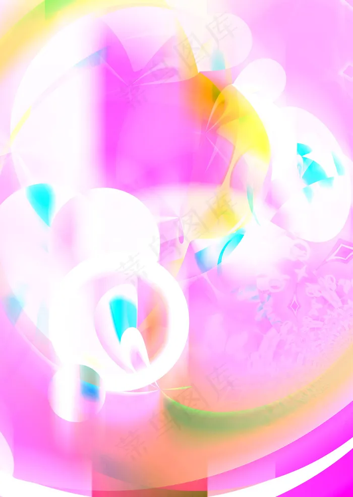 梦幻花朵背景