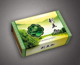 刺五加包装箱（展开图）图片