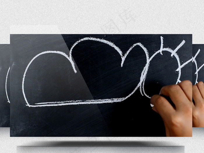 实拍高清手绘儿童画视频CC0