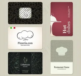 欧式花纹 咖啡厅菜单封面设计图片