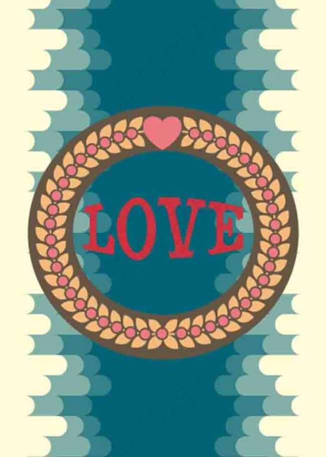 矢量邀请卡设计素材