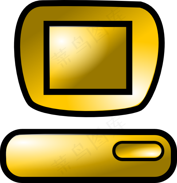 电脑桌面图标剪贴画