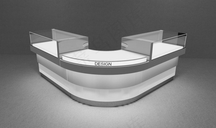 展柜柜台3d模型图片