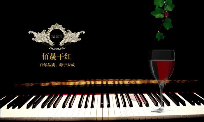 钢琴广告设计图片psd模版下载