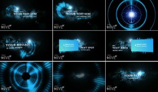 AE光效星空蓝色科技片头片尾模板