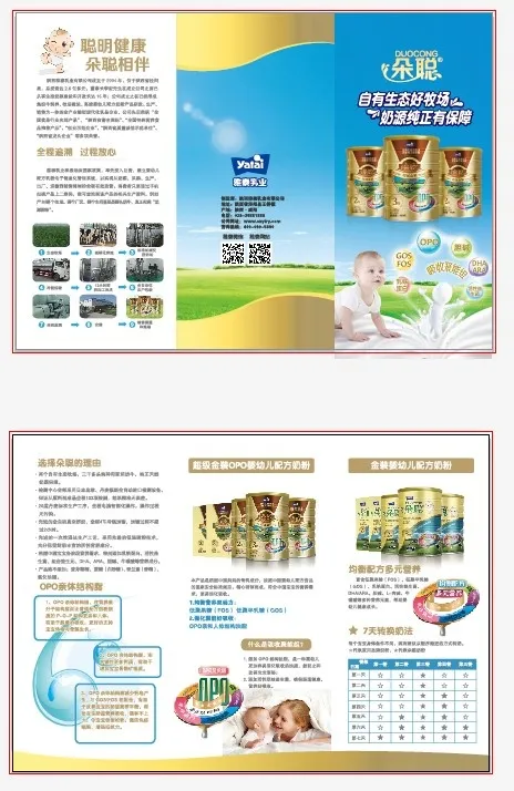朵聪三折页ai矢量模版下载