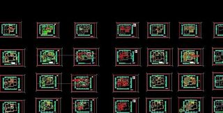 三层带地下室别墅装修施工套图