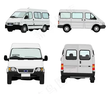 福特商务车四视角