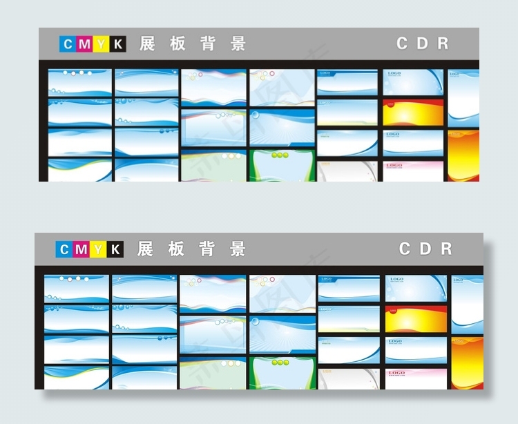 展板背景图片cdr矢量模版下载