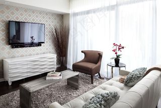 现代简约电视背景墙效果图