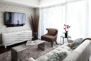 现代简约电视背景墙效果图