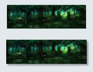 一骑当千横版游戏场景PNG-8