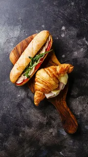 牛角面包高清摄影图片