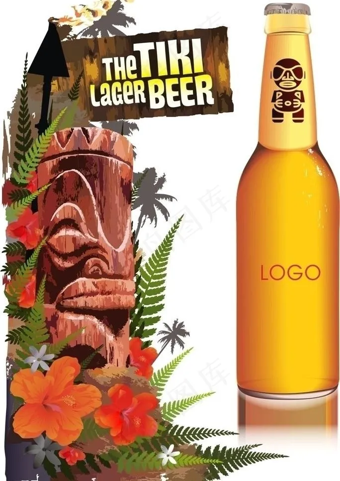 啤酒素材图片cdr矢量模版下载