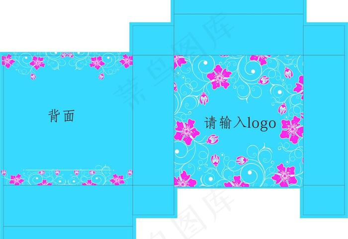 彩盒包装图片cdr矢量模版下载