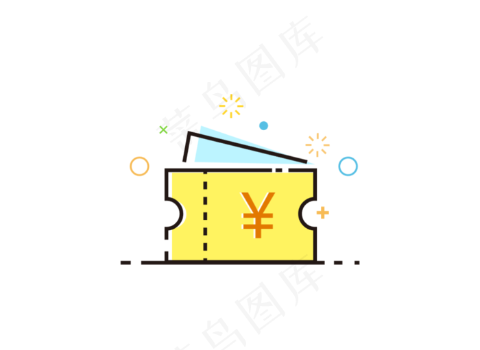 优惠券ai矢量模版下载