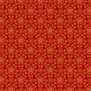 新年花纹背景PSD素材