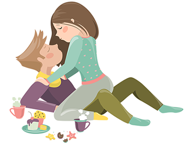 情人节海报插画素材