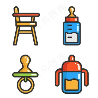 精美婴儿用品icon图标