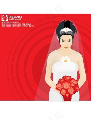 矢量婚礼人物123