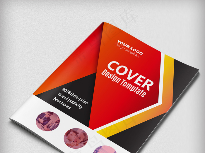 红色通用企业宣传画册封面设计