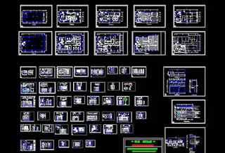 佐登妮丝株洲店装修施工图CAD素材