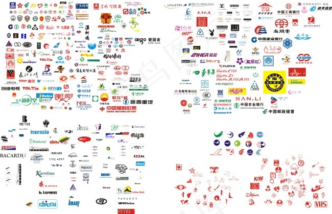 LOGO设计常用线条cdr矢量模版下载