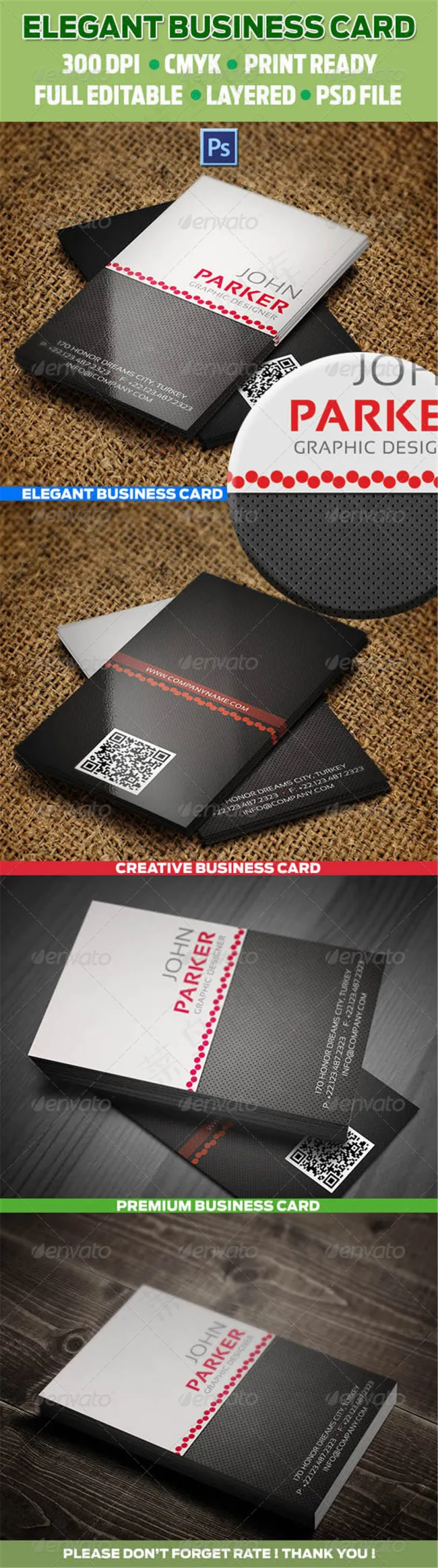 商务名片设计(675X1125(DPI:300))psd模版下载