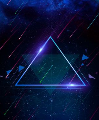 蓝色科技海报背景