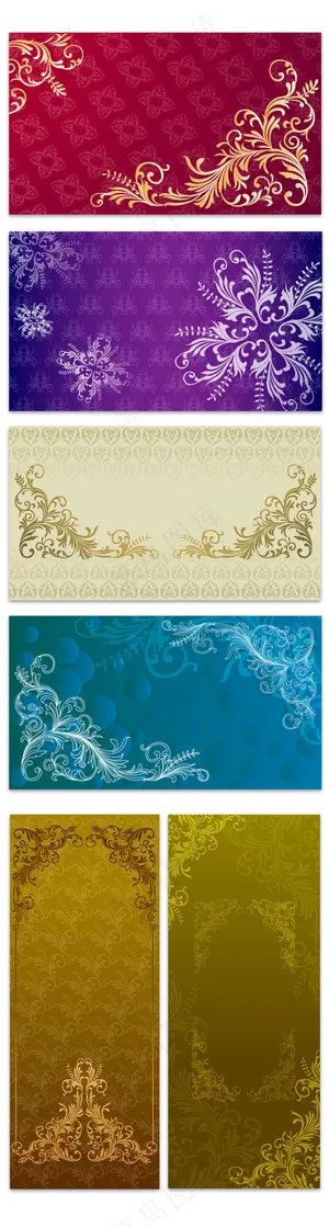欧式高档花纹背景矢量素材 欧式高档花纹背景矢量素材