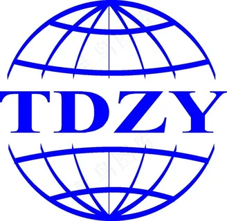 蓝色地球标志图形logo设计