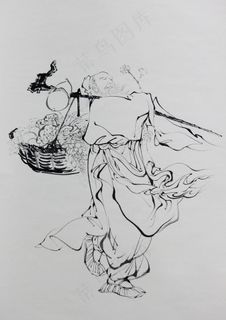 孙思邈采药图图片