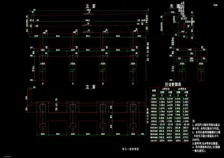 桥台构造图cad图纸