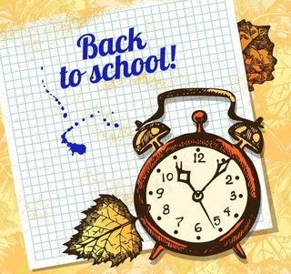 手绘学习用品图片