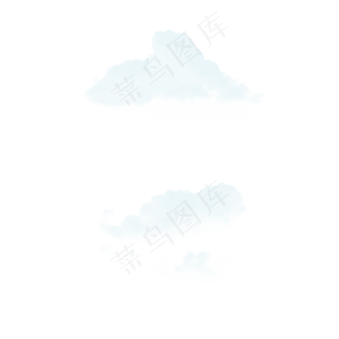 手绘云朵免抠